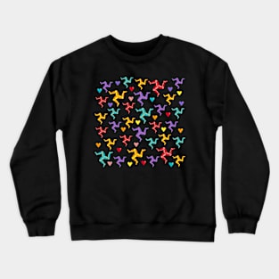 Rainbow three legs of man Crewneck Sweatshirt